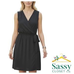 Tash + Sophie Black Sleeveless Sheath Dress NWT XS RN83299